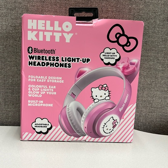 Hello Kitty Headphones Hello Kitty Bluetooth Wireless Lightup